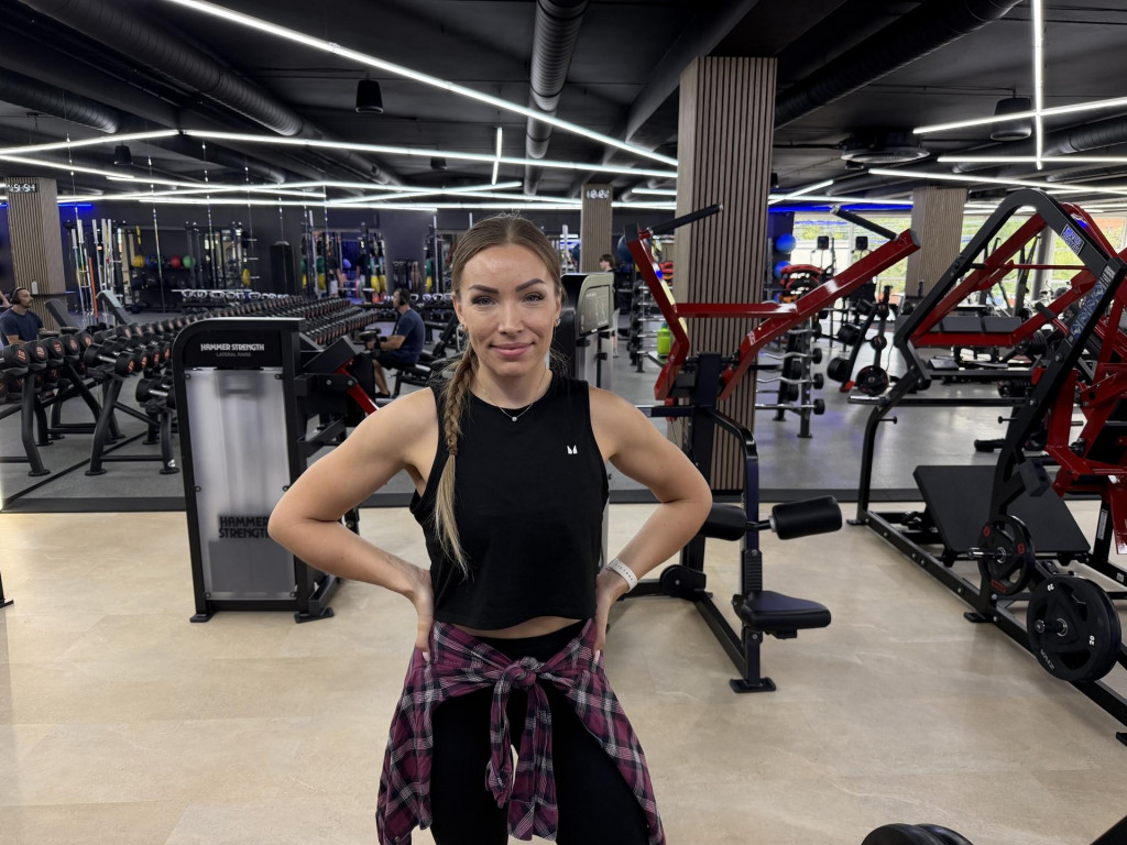 Fitness tr&eacute;nerka Dominika Ondriska.
