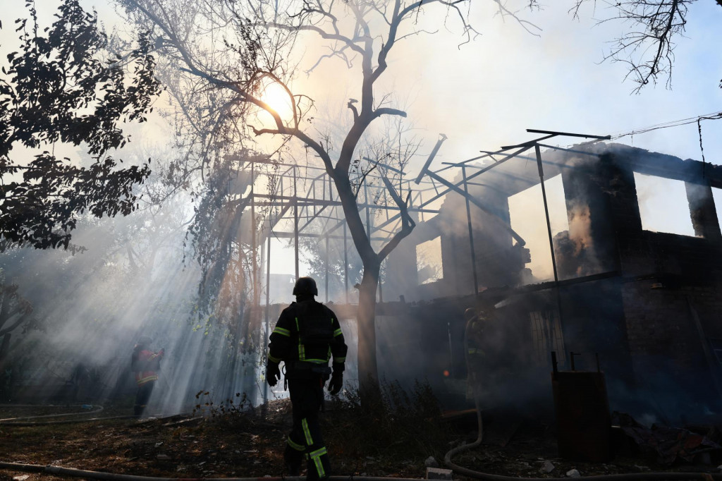 N&aacute;sledky ničiv&yacute;ch rusk&yacute;ch &uacute;tokov. FOTO: TASR/AP