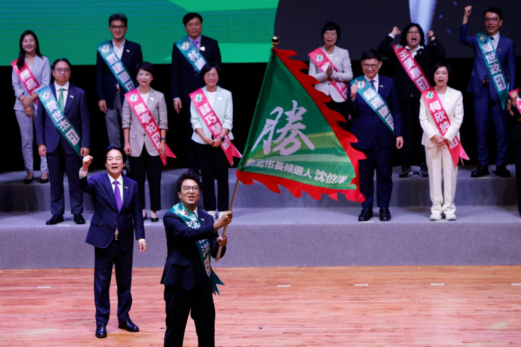 Prezident Laj vo svojom prejave op&auml;tovne varoval pred hrozbou z Pekingu. FOTO: Reuters