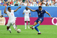 Franc&uacute;zKylian Mbapp&eacute; sa stal najlep&scaron;&iacute;m strelcom v hist&oacute;rii majstrovstiev sveta. FOTO: Reuters