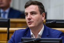 Poslanec PS D&aacute;vid Dej. FOTO: TASR/J. Nov&aacute;k