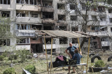 Pavlohrad lež&iacute; približne 100 kilometrov od frontovej l&iacute;nie a doteraz odol&aacute;valo len raketov&yacute;m &uacute;tokom a &uacute;derom dronov typu &Scaron;&aacute;hid. FOTO: REUTERS