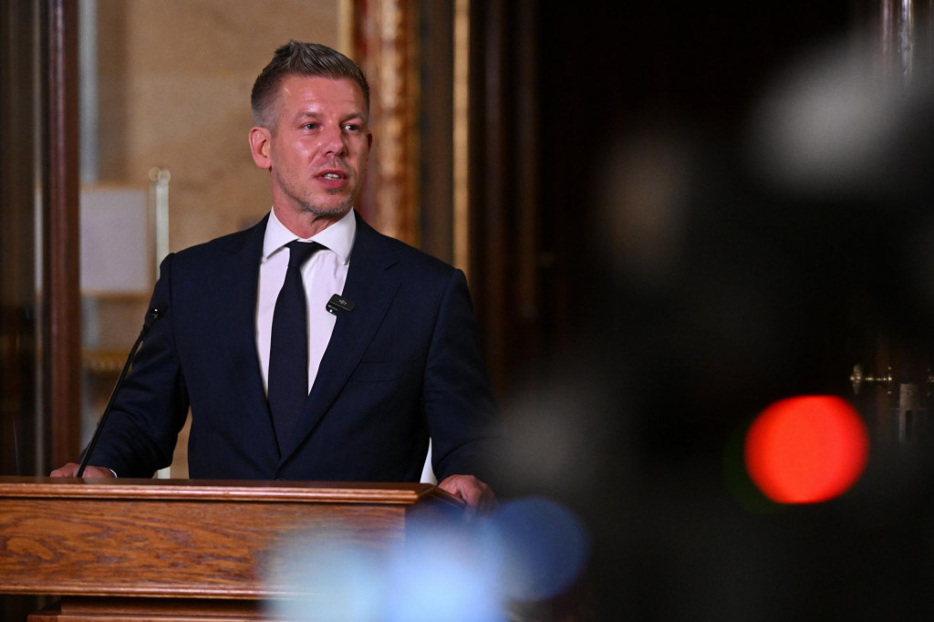 Naďarsk&yacute; premi&eacute;r P&eacute;ter Magyar. FOTO TASR/AP