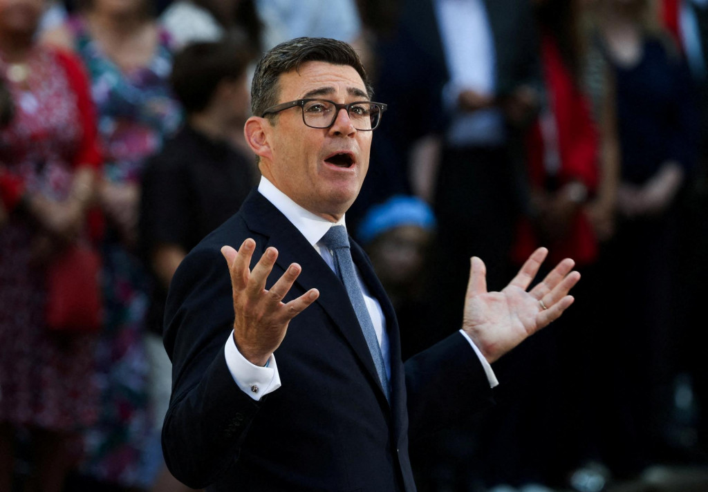 Britsk&yacute; premi&eacute;r Andy Burnham. FOTO: Reuters