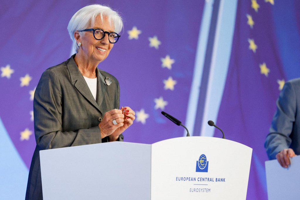 Prezidentka Eur&oacute;pskej centr&aacute;lnej banky Christina Lagardov&aacute;. FOTO: Reuters