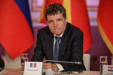 Rumunsk&yacute; prezident Nicusor Dan. FOTO: REUTERS