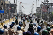 Protest v Indii. FOTO: REUTERS