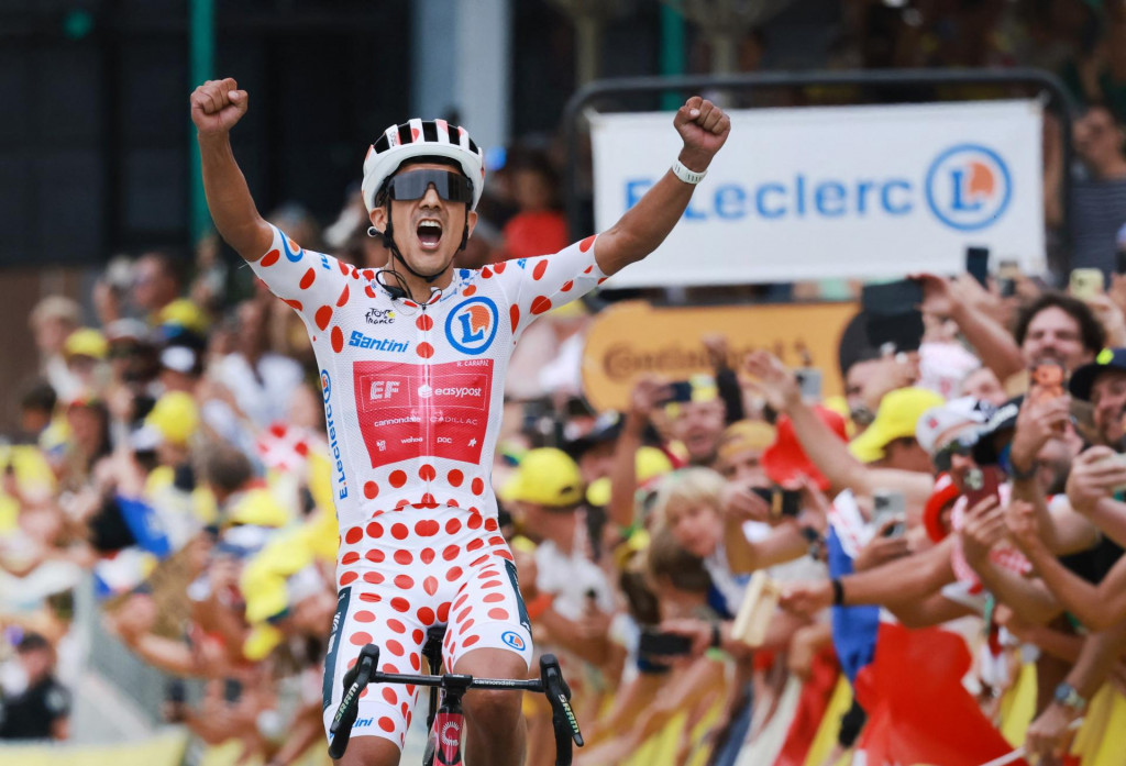 Richard Carapaz. FOTO: REUTERS