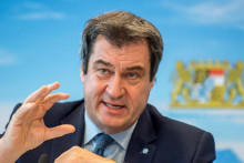 Bavorsk&yacute; premi&eacute;r a predseda najmen&scaron;ej nemeckej vl&aacute;dnej strany CSU Markus S&ouml;der. FOTO: REUTERS