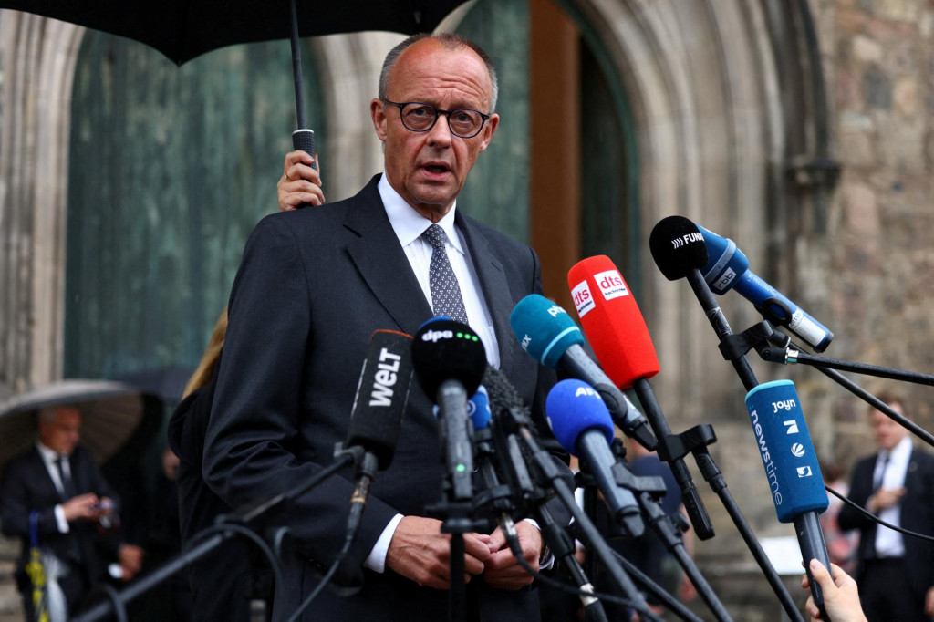 Nemeck&yacute; kancel&aacute;r Friedrich Merz. FOTO: REUTERS