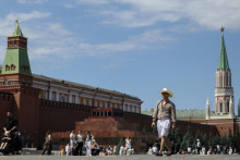 Ilustračn&aacute; fotografia. Červen&eacute; n&aacute;mestie v Moskve. FOTO: Reuters