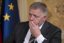 Predseda vl&aacute;dy Robert Fico (Smer-SD). FOTO: TASR/Maro&scaron; Herc