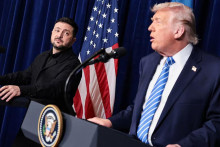 Stretnutie prezidentov Donalda Trumpa a Volodymyra Zelensk&eacute;ho. FOTO: Reuters
