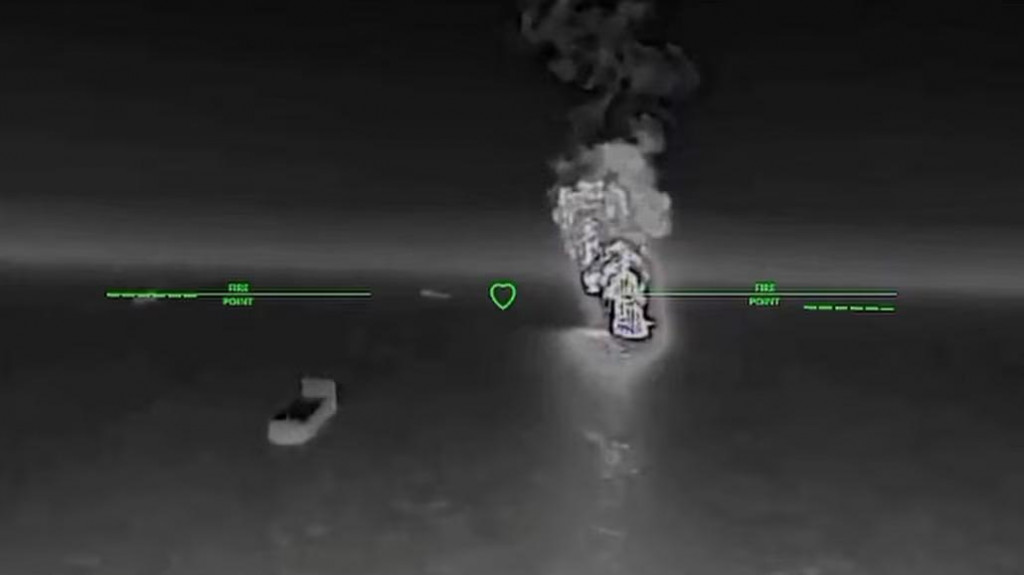 Ukrajina počas jedin&eacute;ho t&yacute;ždeň zasiahla v Azovskom mori 90 plavidiel. FOTO: Commander of Unmanned Aerial Sys, Reuters
