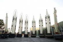 Ir&aacute;nske balistick&eacute; rakety. FOTO: Reuters