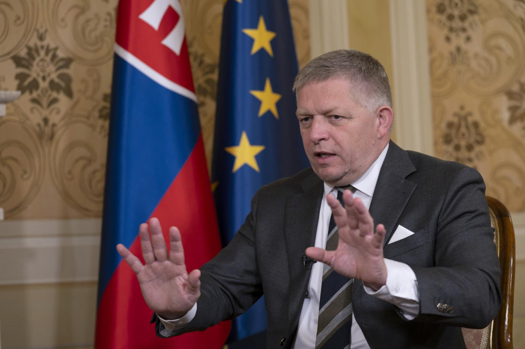 Premi&eacute;r Robert Fico. FOTO: TASR/Maro&scaron; Herc