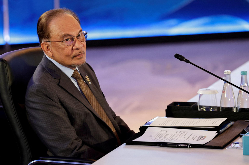 Malajzijsk&yacute; premi&eacute;r Anwar Ibrahim. FOTO: Reuters
