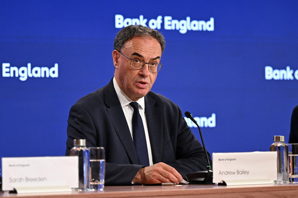 Guvern&eacute;r Britskej centr&aacute;lnej banky Andrew Bailey. FOTO: Reuters