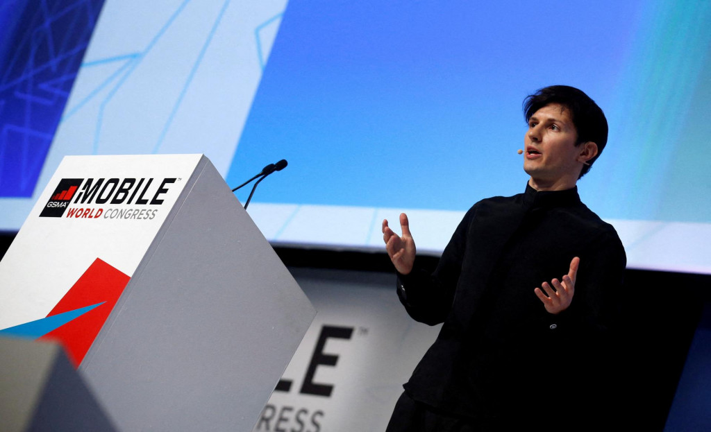 Zakladateľ a gener&aacute;lny riaditeľ spoločnosti Telegram Pavel Durov. FOTO: Reuters