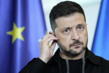 Ukrajinsk&yacute; prezident Volodymyr Zelenskyj. FOTO: TASR/AP