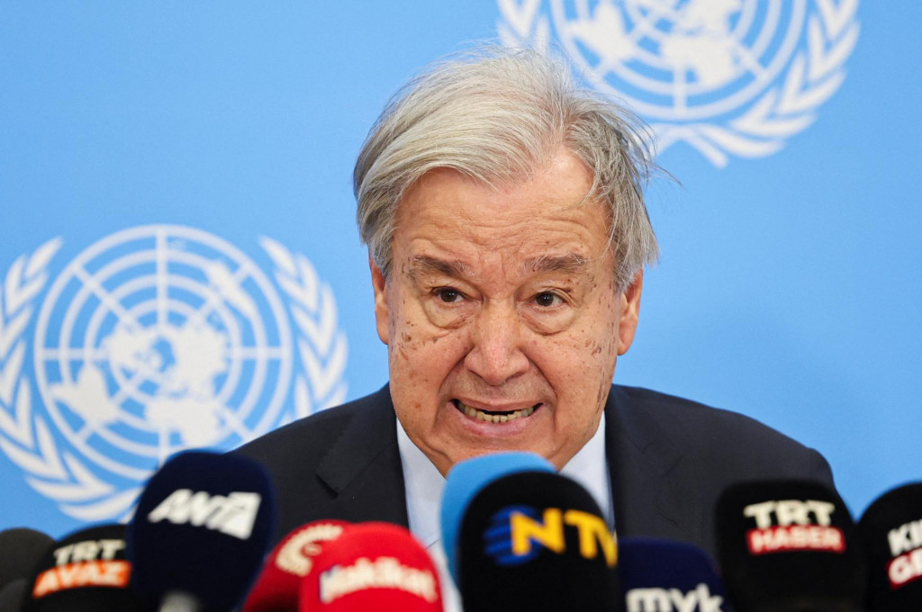 Gener&aacute;lny tajomn&iacute;k Organiz&aacute;cie Spojen&yacute;ch n&aacute;rodov Ant&oacute;nio Guterres. FOTO: Reuters