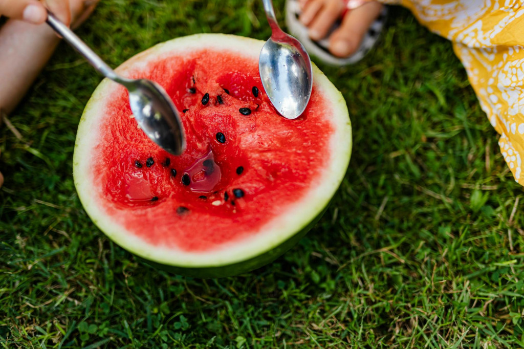 Mel&oacute;n obsahuje približne 90 percent vody.