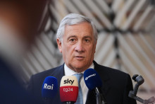 Taliansky minister zahraničn&yacute;ch vec&iacute; Antonio Tajani. FOTO: TASR/AP