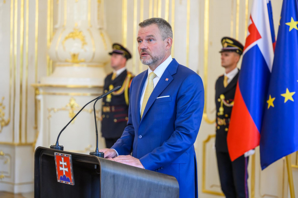 Na sn&iacute;mke prezident Peter Pellegrini. FOTO: TASR/Jaroslav Nov&aacute;k