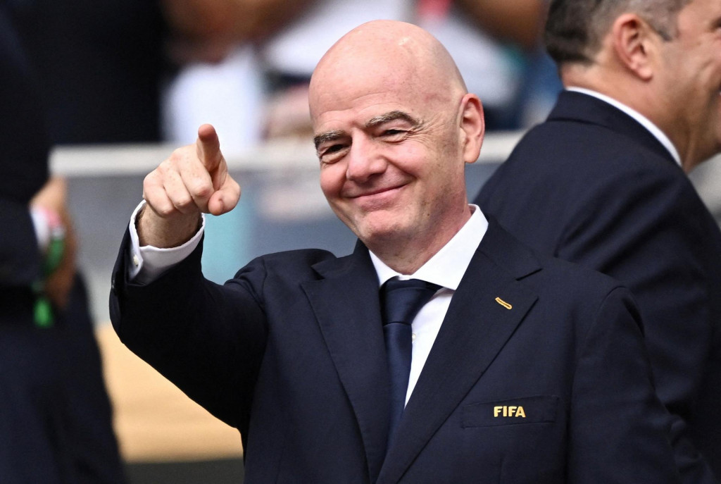 Prezident Medzin&aacute;rodnej futbalovej feder&aacute;cie FIFA Gianni Infantino. FOTO: REUTERS