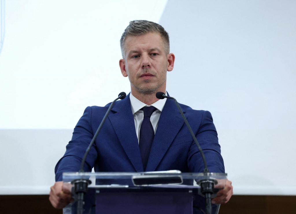 Maďarsk&yacute; premi&eacute;r P&eacute;ter Magyar. FOTO: REUTERS