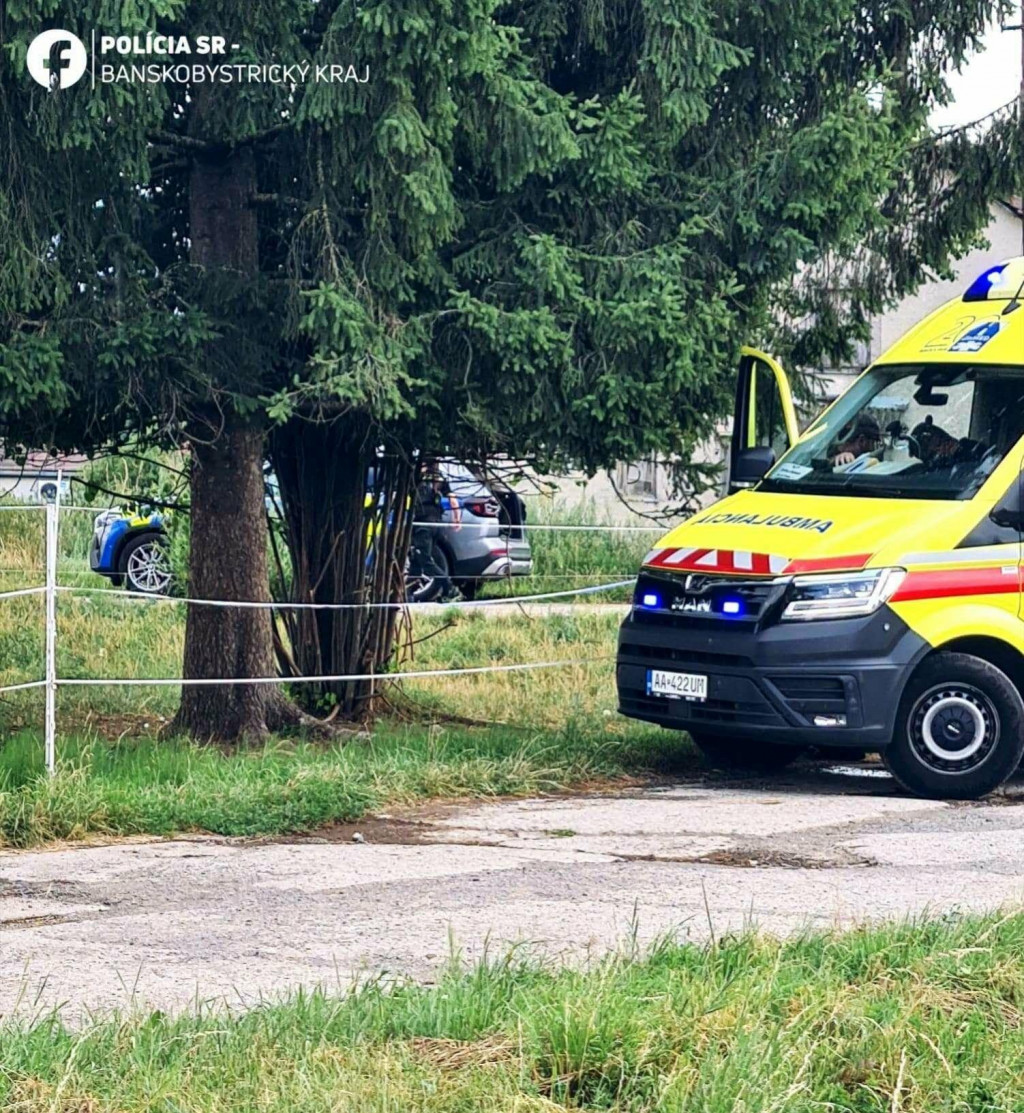 Hav&aacute;ria lietadla pri Očovej. FOTO: FB/Pol&iacute;cia SR - Banskobystrick&yacute; kraj﻿