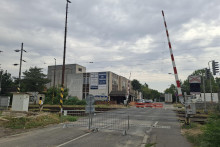 Priecestie na Nobelovej je pre vodičov neprejazdn&eacute; do konca augusta. FOTO: HN/Tom&aacute;&scaron; Garai