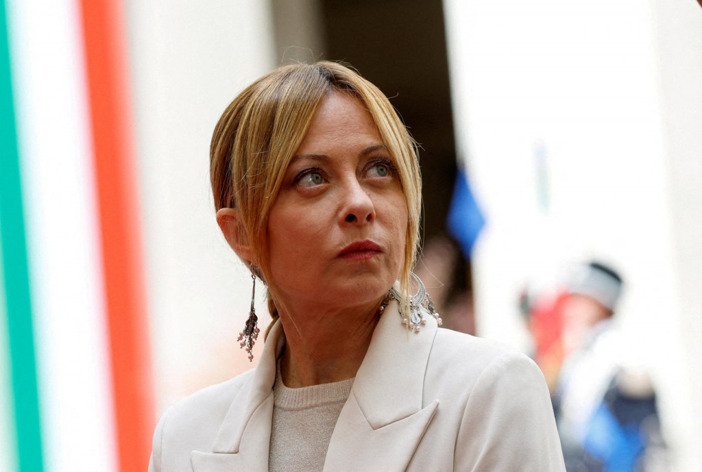 Talianska premi&eacute;rka Giorgia Meloniov&aacute;. FOTO: REUTERS