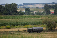 Rusk&aacute; raketa s plochou dr&aacute;hou letu Ch-101 prenikla na &uacute;zemie Poľska v noci na &scaron;tvrtok 30. j&uacute;la počas &uacute;tokov na Ukrajinu. FOTO: Reuters