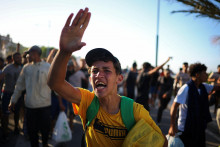 Do &scaron;panielskej severoafrickej exkl&aacute;vy Ceuta preniklo koncom minul&eacute;ho t&yacute;ždňa 72-tis&iacute;c migrantov z Maroka. FOTO: Reuters