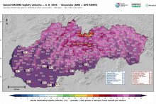 Dnes sa to 40-tkami na Slovensku len tak hemž&iacute;, uviedol k mape klimatol&oacute;g Jozef Pecho.