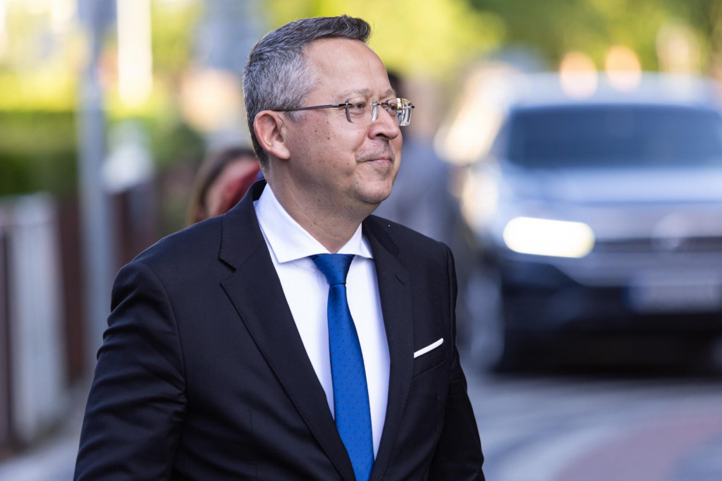 Minister financi&iacute; Ladislav Kamenick&yacute; (Smer-SD). FOTO: TASR/Daniel Stehl&iacute;k