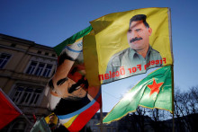 Uv&auml;znen&yacute; vodca zak&aacute;zanej Strany kurdsk&yacute;ch pracuj&uacute;cich Abdullah &Ouml;calan. FOTO: Reuters