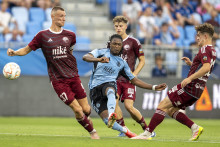 Manasse Kianga je doteraz najv&auml;č&scaron;&iacute;m letn&yacute;m objavom v t&iacute;me Slovana. FOTO: TASR/M. Baumann