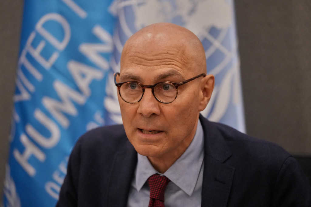 Vysok&yacute; komis&aacute;r OSN pre ľudsk&eacute; pr&aacute;va Volker T&uuml;rk. FOTO: TASR/AP


High Commissioner for Human Rights Volker Turk speaks to the media during a press conference in Beirut, Lebanon, Monday, July 27, 2026. (AP Photo/Hassan Ammar) FOTO: Hassan Ammar