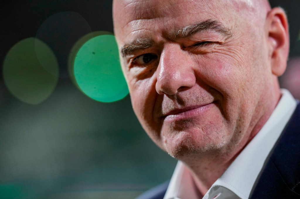 Prezident Medzin&aacute;rodnej futbalovej feder&aacute;cie FIFA Gianni Infantino. FOTO: TASR/AP