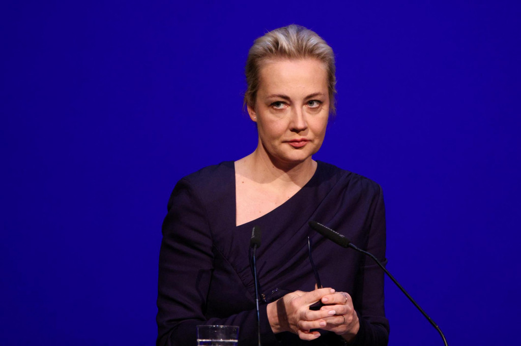 Julija Navaľn&aacute;, vdova po l&iacute;drovi ruskej opoz&iacute;cie Alexejovi Navaľnom. FOTO: Reuters