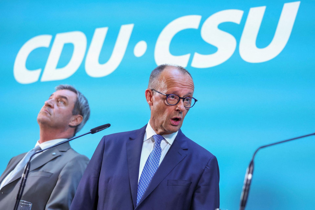 Friedrich Merz je dnes kancel&aacute;rom s najniž&scaron;ou podporou v hist&oacute;rii. FOTO: Reuters/Lisi Niesner