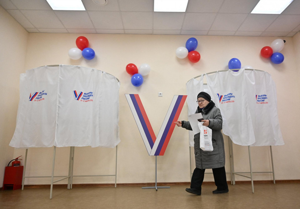 Voľby v Rusku. FOTO: Reuters