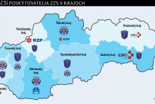 Najv&auml;č&scaron;&iacute; poskytovatelia z&aacute;chrannej zdravotnej služby v SR