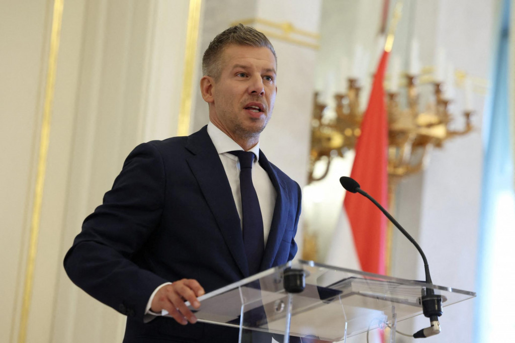 Maďarsk&yacute; premi&eacute;r P&eacute;ter Magyar. FOTO: Reuters