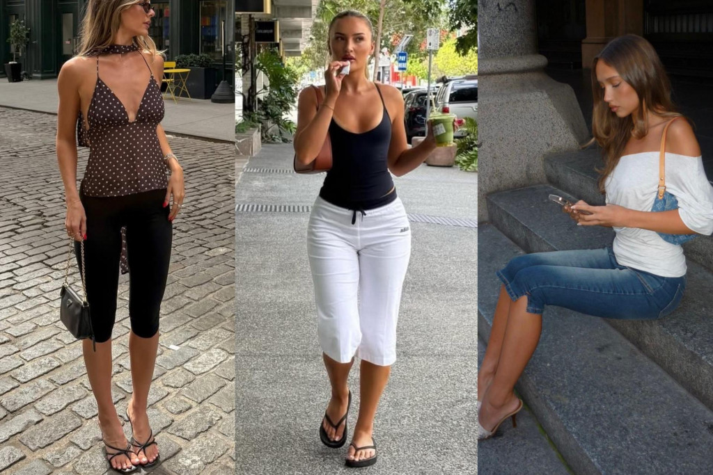 Capri nohavice m&ocirc;žete nosiť do pr&aacute;ce aj do kina.