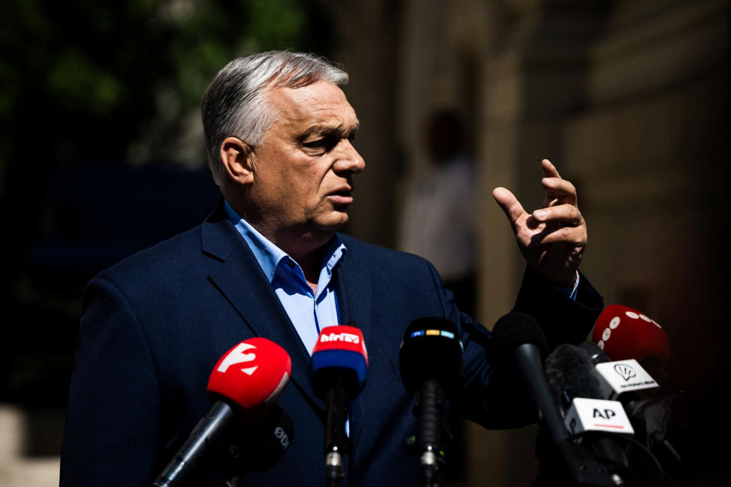Maďarsk&yacute; expremi&eacute;r Viktor Orb&aacute;n 22. j&uacute;la obvinil svojho n&aacute;stupcu P&eacute;tera Magyara zo zav&aacute;dzania tyranie a vyzval svojich st&uacute;pencov na odpor. FOTO: Reuters