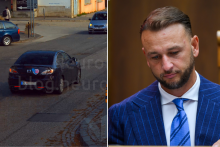 Z&aacute;ber z kamery na Plyn&aacute;rensk&uacute; uliu, minister vn&uacute;tra Mat&uacute;&scaron; &Scaron;utaj E&scaron;tok FOTO: NeuroBlog/stream z IP adresy kamery/TASR