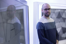 Klimatol&oacute;g Jozef Pecho na arch&iacute;vnej sn&iacute;mke